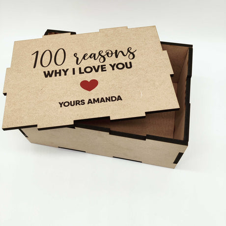 «100 Reasons Why I Love You»‎ gift for Valentine's Day - Real Estate Store