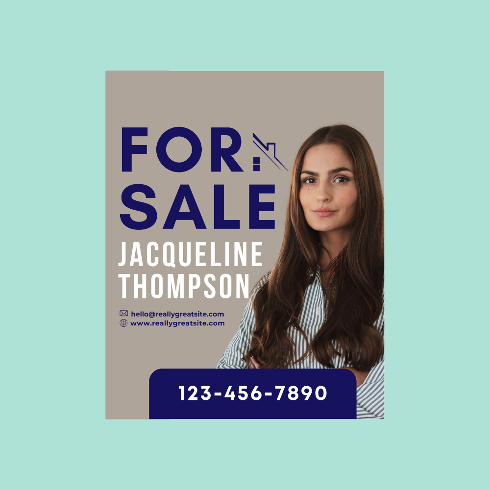 For Sale Aluminum Sign