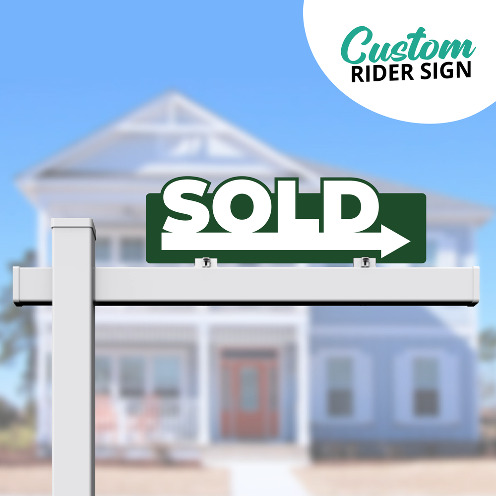 Green Realtor Sign Hunter Green Realtor Rider Sign