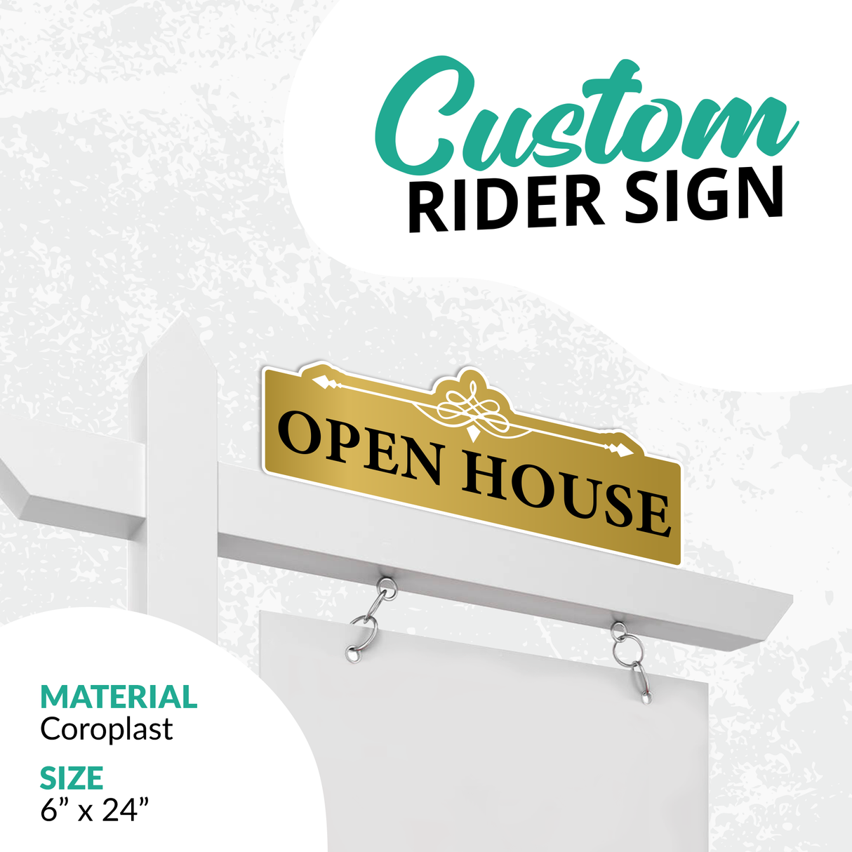 Rider Sign "Open House"