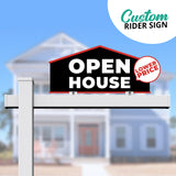 Real Estate Sign Rider "Open House"