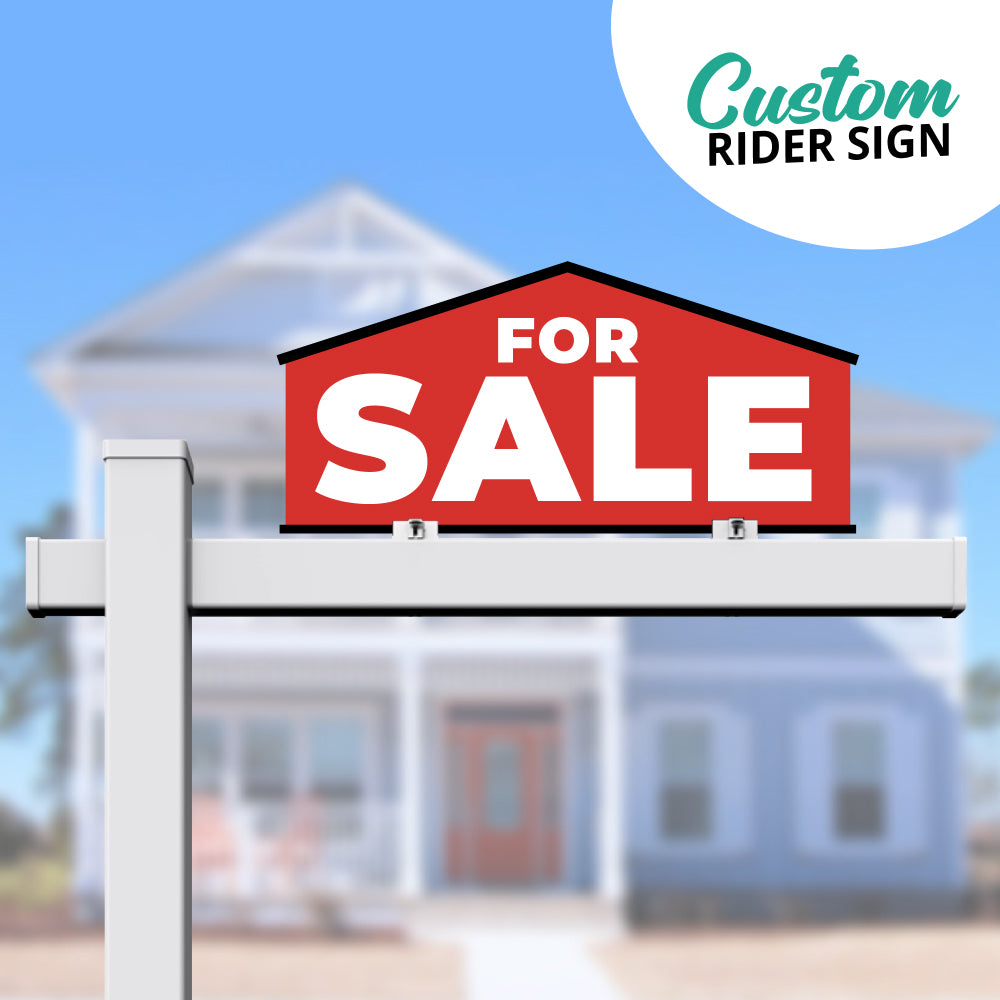 Real Estate Sign Rider "for Sale"