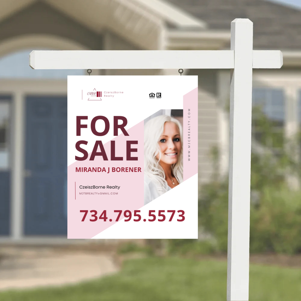 Pink For Sale Sign