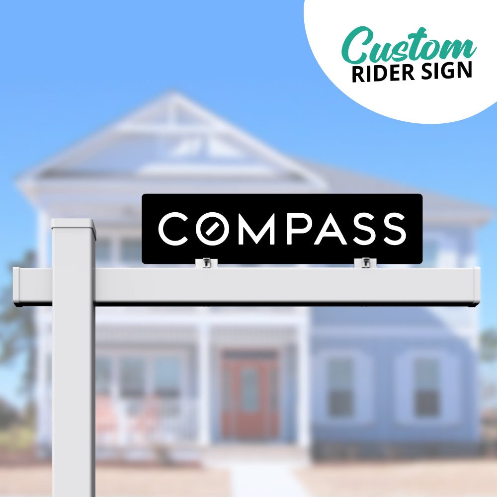 Real Estate Sign Rider "Compass"