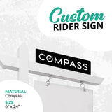 Real Estate Sign Rider "Compass"