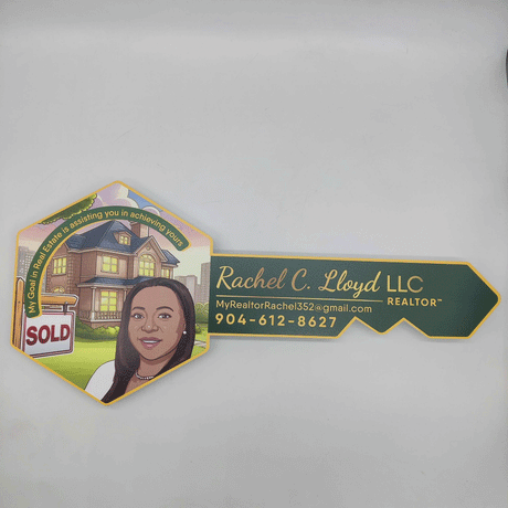 Flat Realtor Sign with "Photo"
