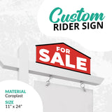 Real Estate Sign Rider "for Sale"