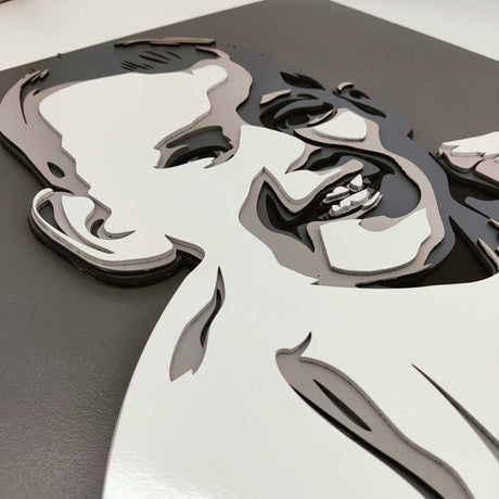 3D Layered Portrait - Real Estate Store