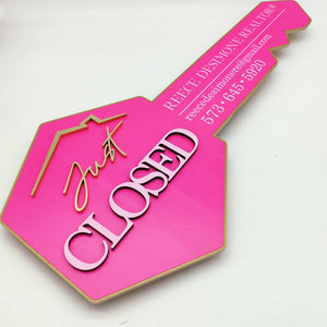 View All Key Shaped Signs