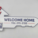 Welcome Home & Sold Key Sign