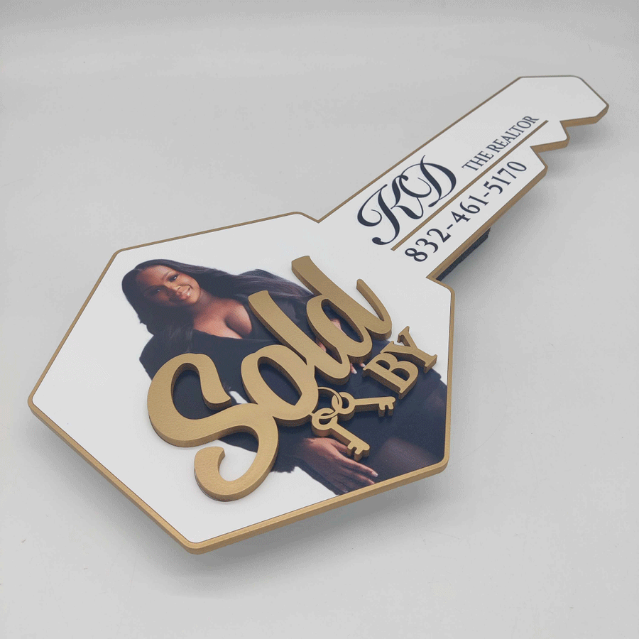 Key Property. Sign Key Shaped Signs for Realtors: Marketing a Property – Real Estate Store