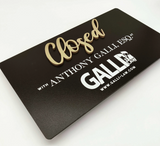 Rectangle Shaped Sign Props «Closed»