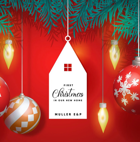 Personalized House Christmas Ornament With Logo