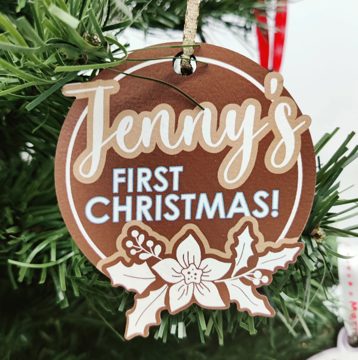 Personalized Christmas Ornament First Christmas