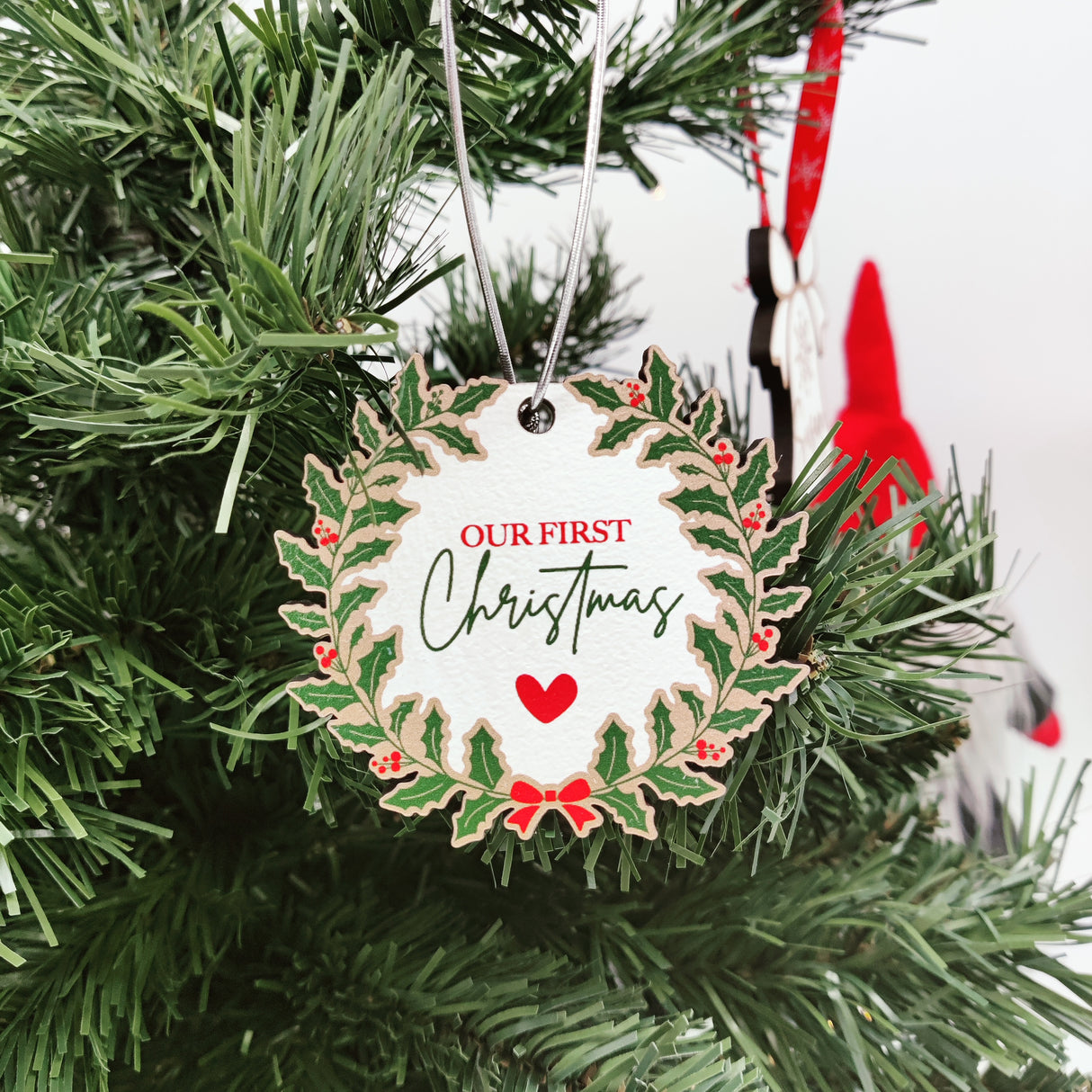 Our First Christmas - Christmas Ornament