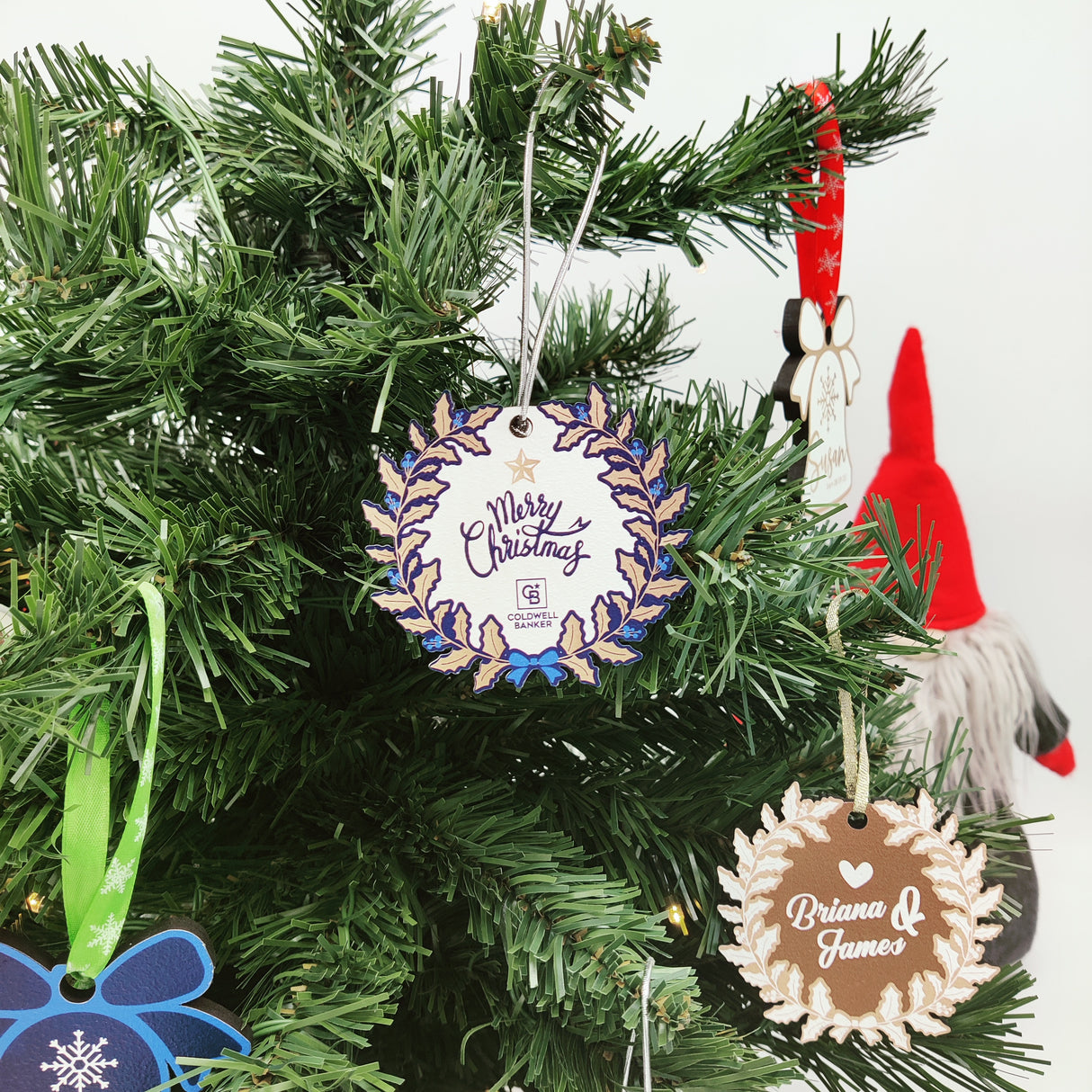 Merry Christmas Ornament for Real Estate Agents