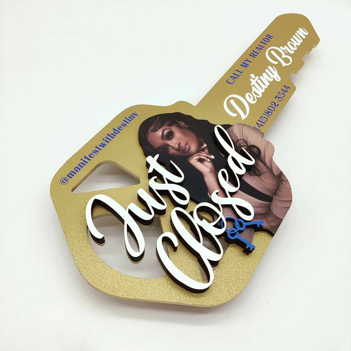 Key Shaped Props "Home Girl" Gold