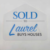 Custom Realtor Yard Sign «Sold To ...» Blue