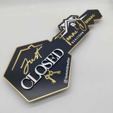 Black Key Shaped Sold by acryl "Just Closed"