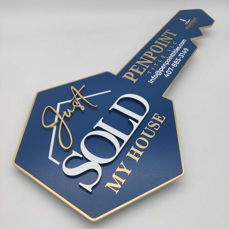 Key Shaped Signs for Realtors: Marketing a Property – Real Estate Store