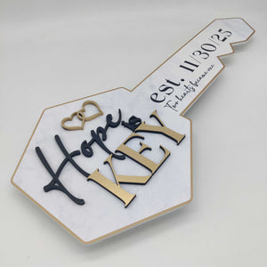View All Key Shaped Signs