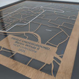 Wood Map Christmas Gift