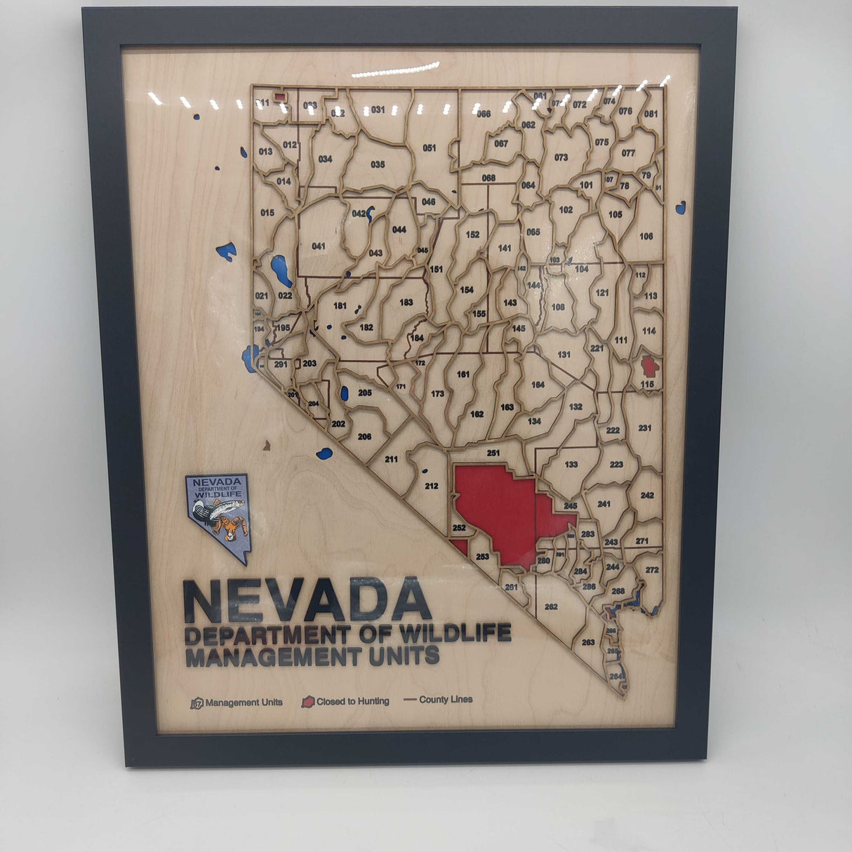 Personalized Wood Map Christmas Gift