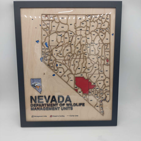 Personalized Wood Map Christmas Gift