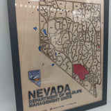 Personalized Wood Map Christmas Gift