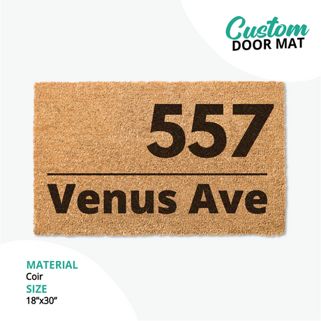 Custom Address Doormat