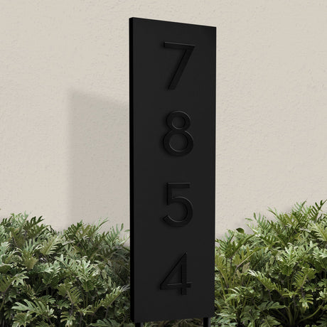 Welcome Home House Number Yard Sign