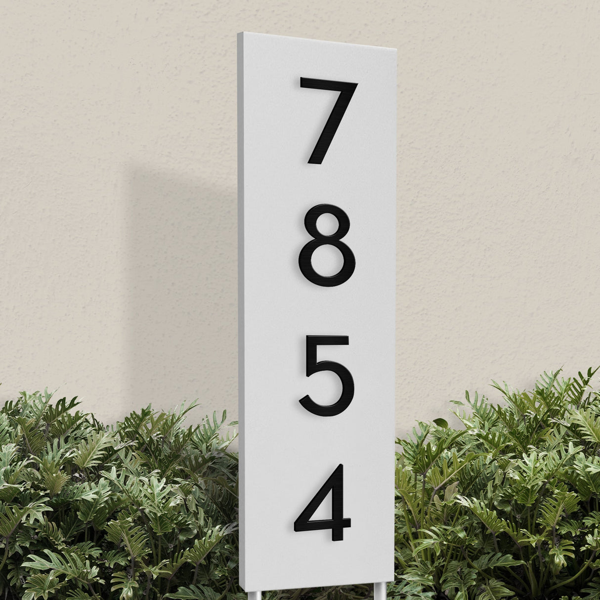 Welcome Home House Number Yard Sign