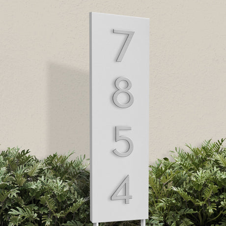 Welcome Home House Number Yard Sign