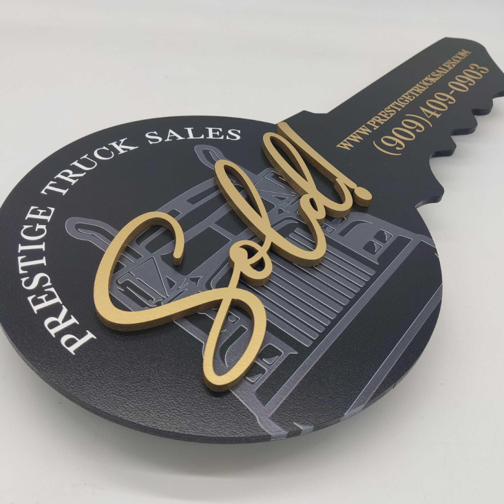 Sold Truck Sign