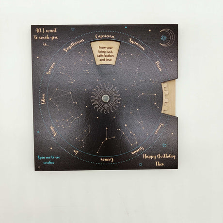 Birthday Gift Card with Zodiac Signs "Written In The Stars" - Real Estate Store