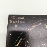 Birthday Gift Card with Zodiac Signs "Written In The Stars" - Real Estate Store