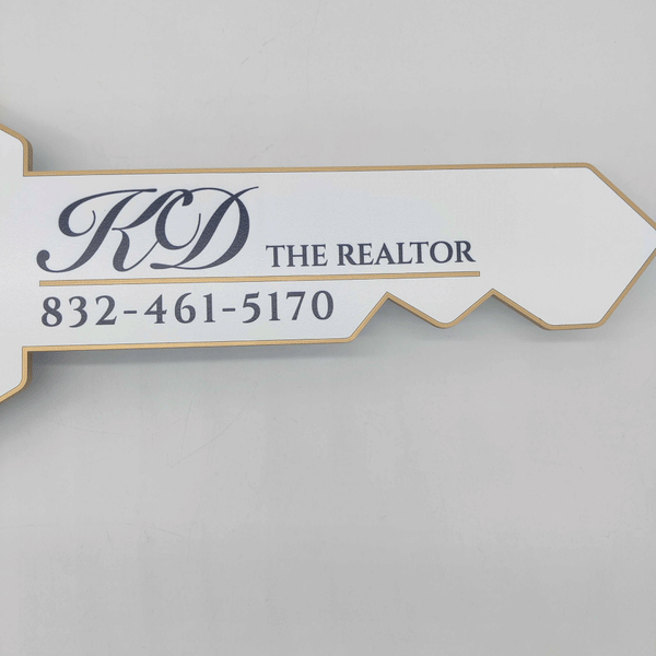 Key Property. Sign Key Shaped Signs for Realtors: Marketing a Property – Real Estate Store