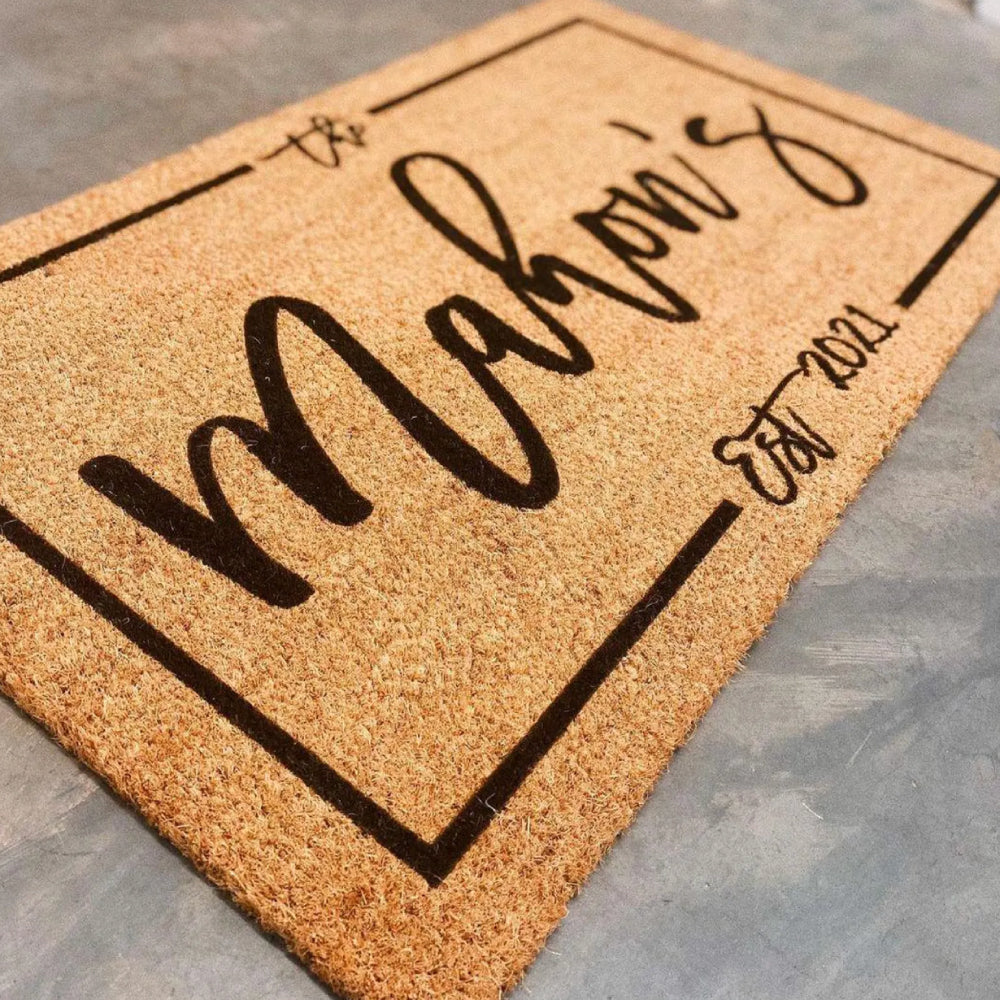 Custom Door Mat for "New Homeowners"