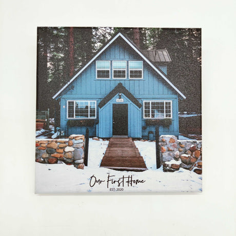 Custom Canvas House Print - Real Estate Store