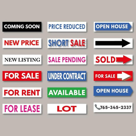 Custom Real Estate Sign Rider - Real Estate Store