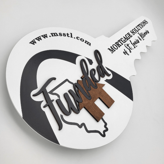 Custom Round Shaped Key Sign