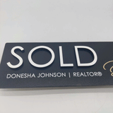 Sold Rectangle Sign