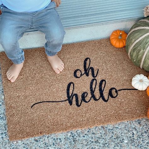 Door Mat «Oh Hello»‎ - Real Estate Store