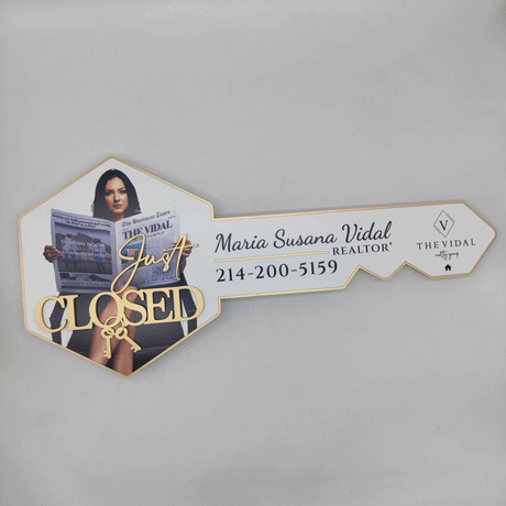 Just Closed SIgn with Photo