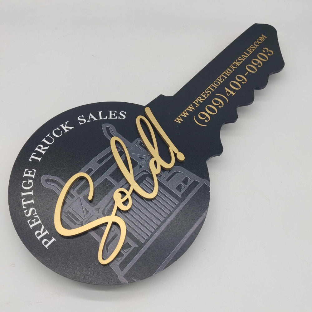 Sold Truck Sign