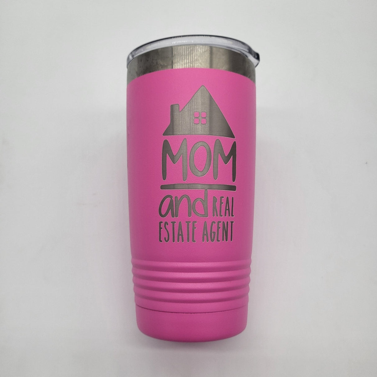 Engraved Tumbler - "Mom and Real Estate Agent" - Real Estate Store