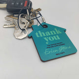 Custom Seaside Key Chain for Realtor