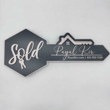 Rose Gold Sold Sign