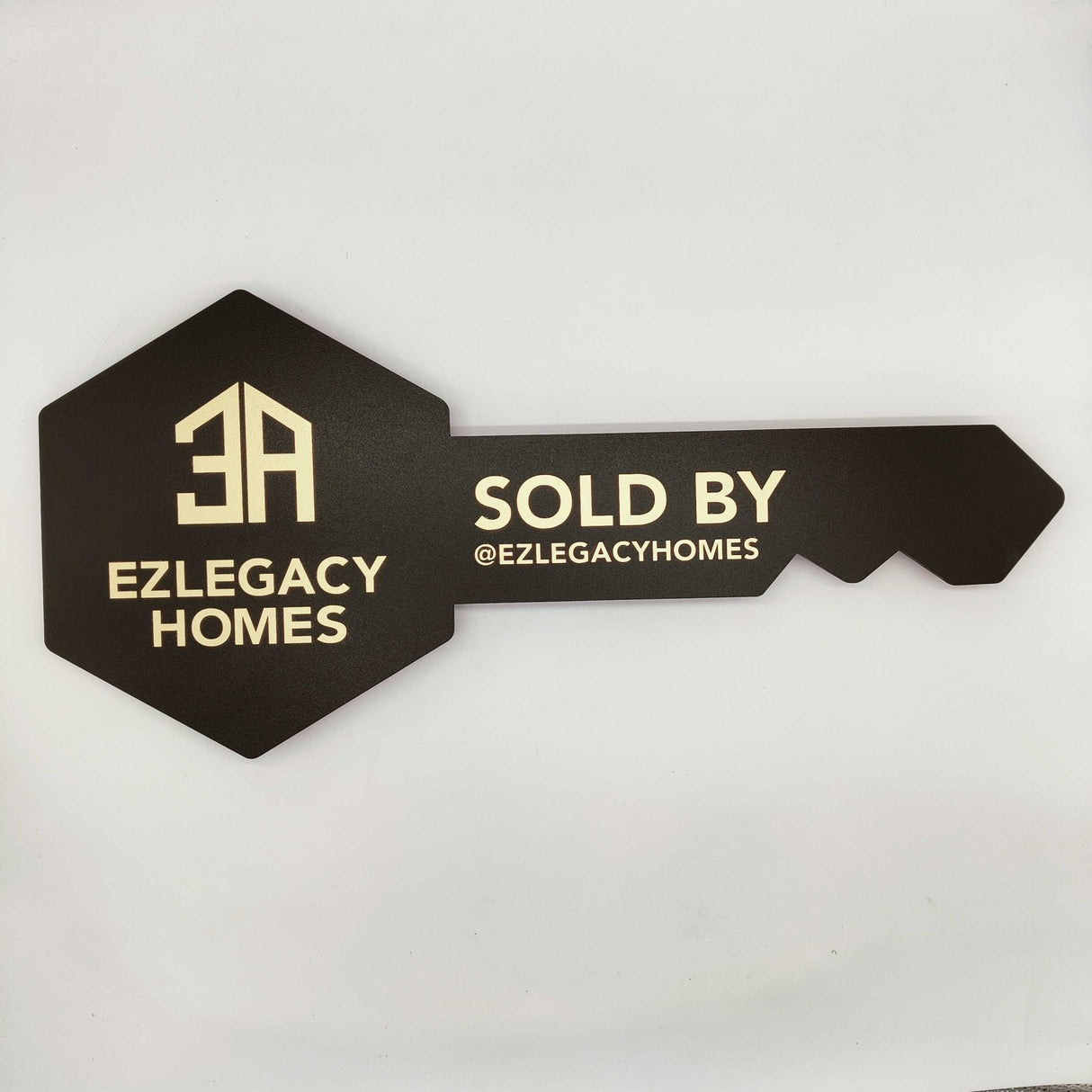 Hexagon Black Key «Sold by»‎ - Real Estate Store