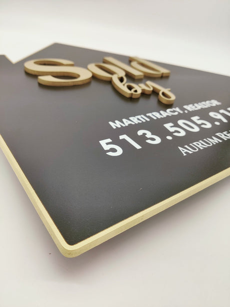 House Shaped House Shaped Sign - Real Estate Store